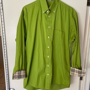 Burberry button up shirt EUC Medium